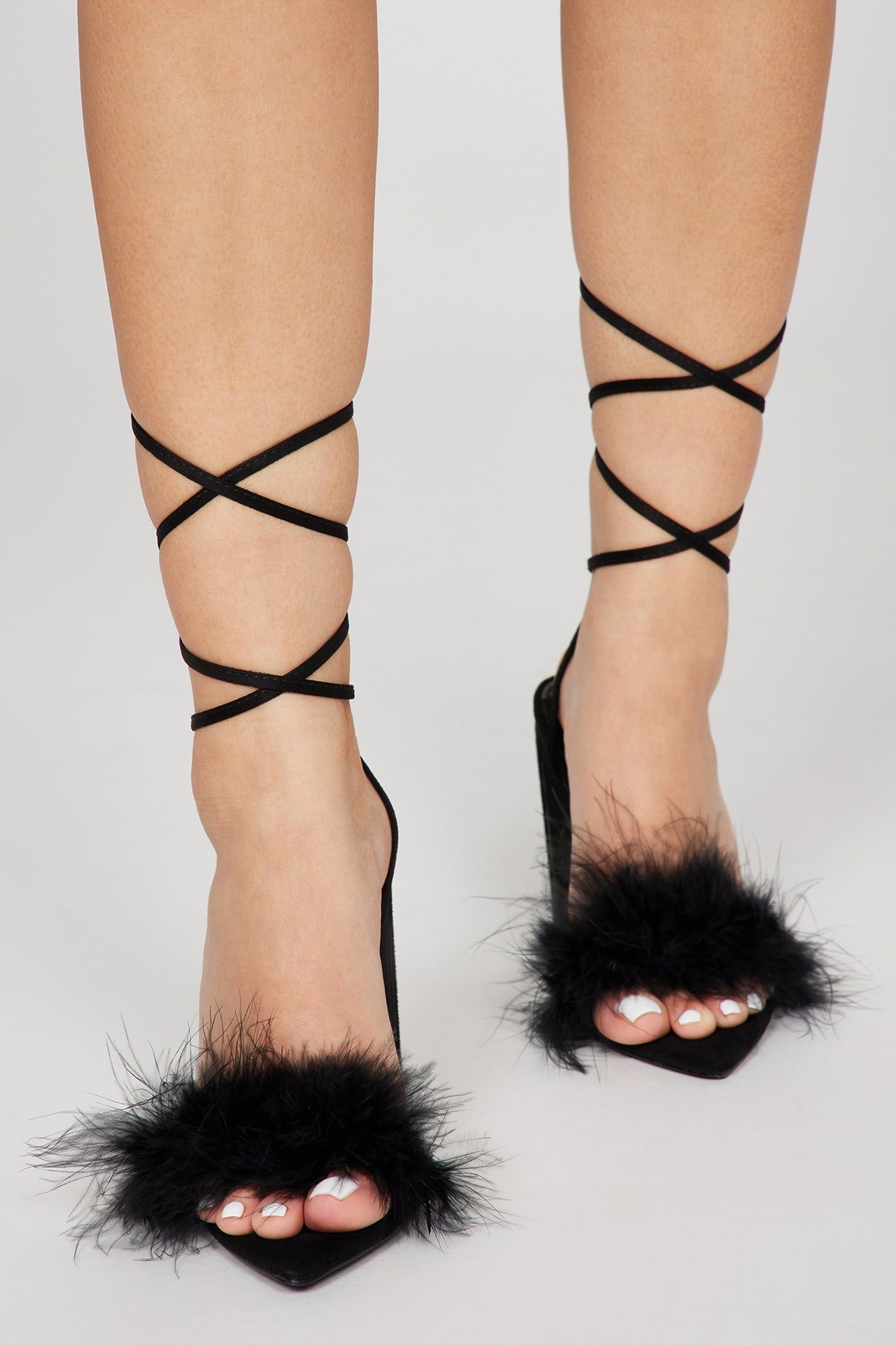 Set The Bar Wrap Up Heels - Black sold by Fashion Nova product image thumbnail 2