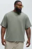 Capstan Textured Relaxed Tee - Olive sold by Fashion Nova