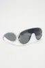 Frozen Presence Sunglasses - White sold by Fashion Nova