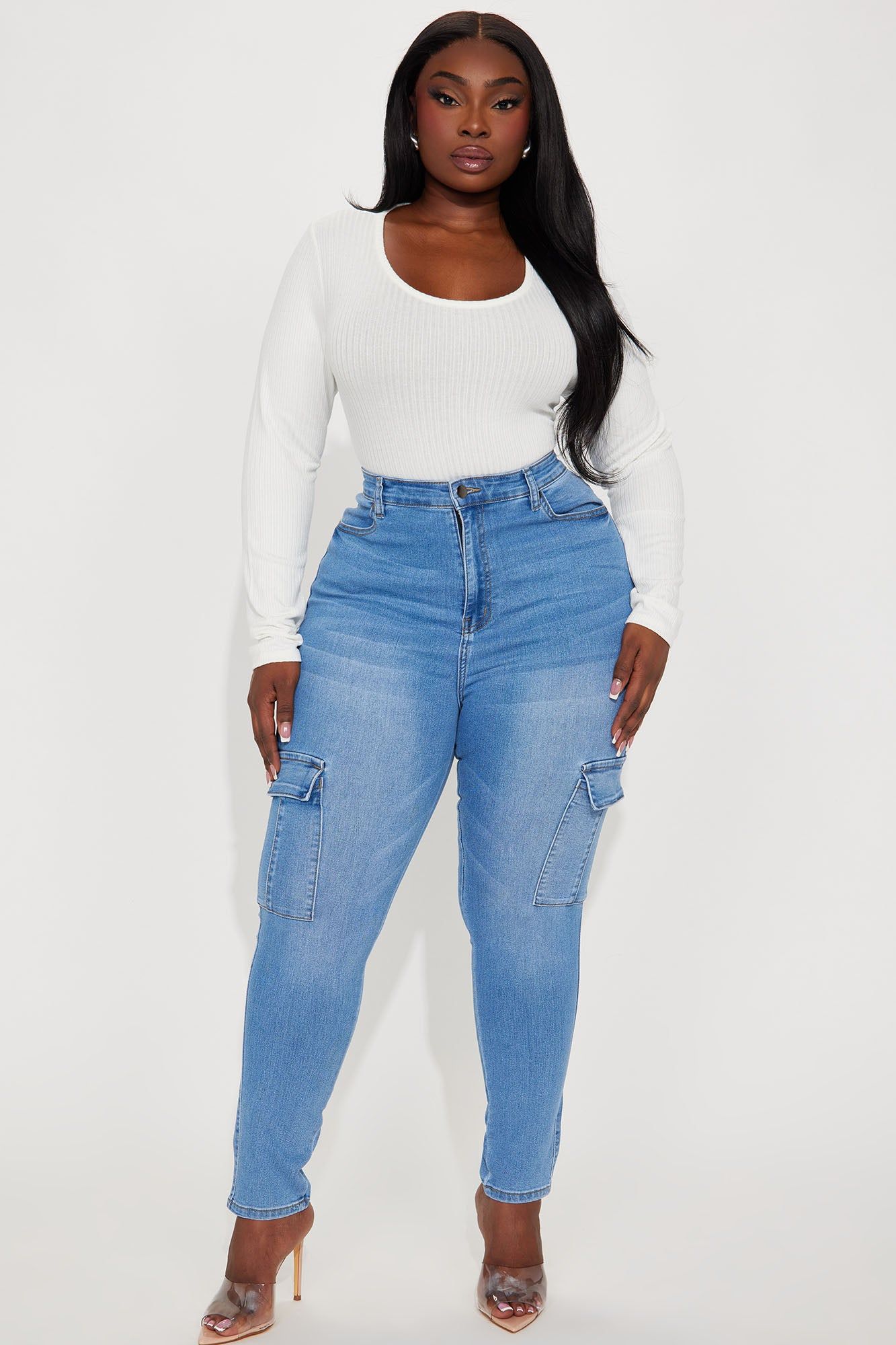Emelia Ribbed Top - Off White sold by Fashion Nova product image thumbnail 5
