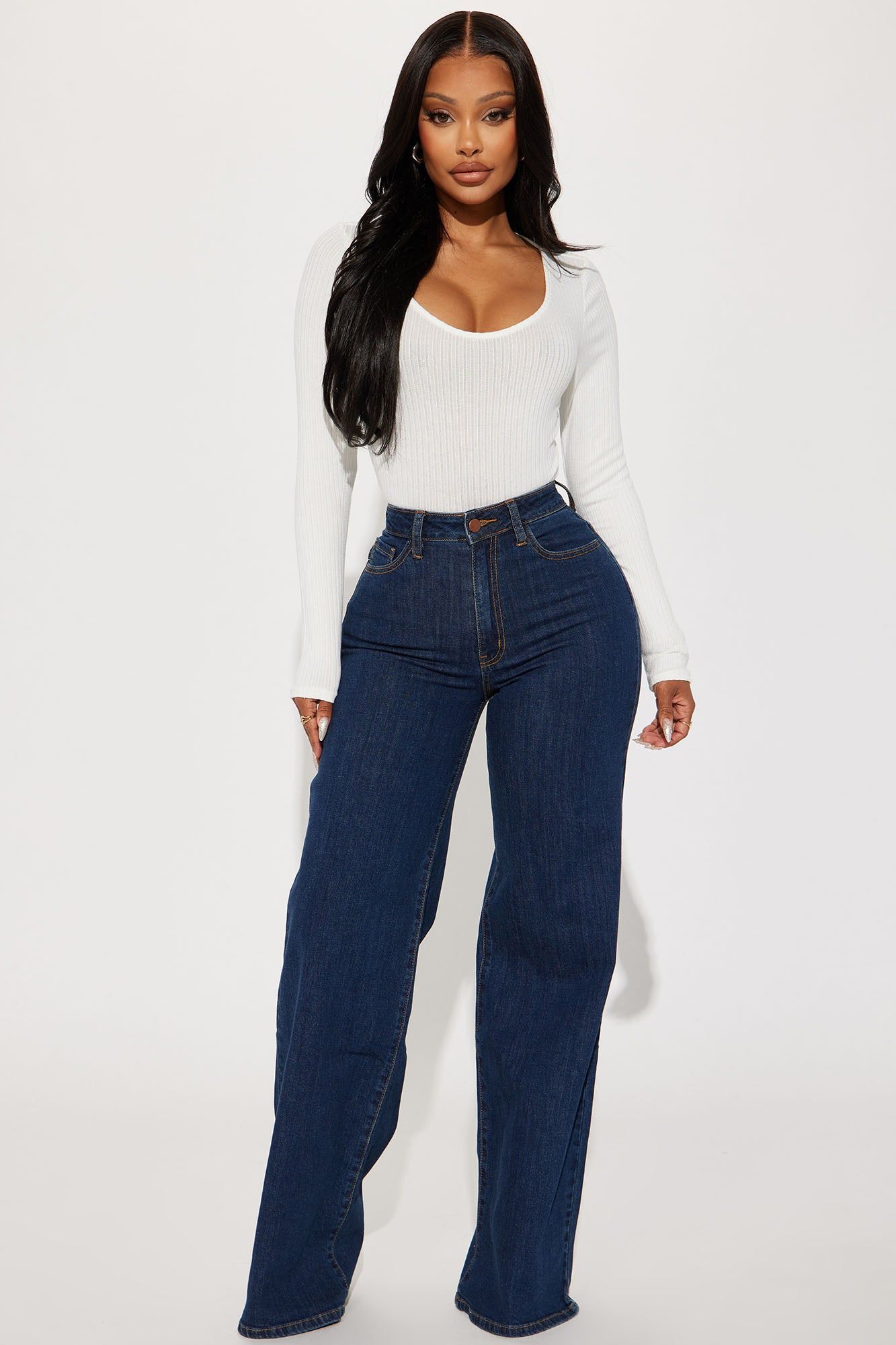 Emelia Ribbed Top - Off White sold by Fashion Nova product image thumbnail 2