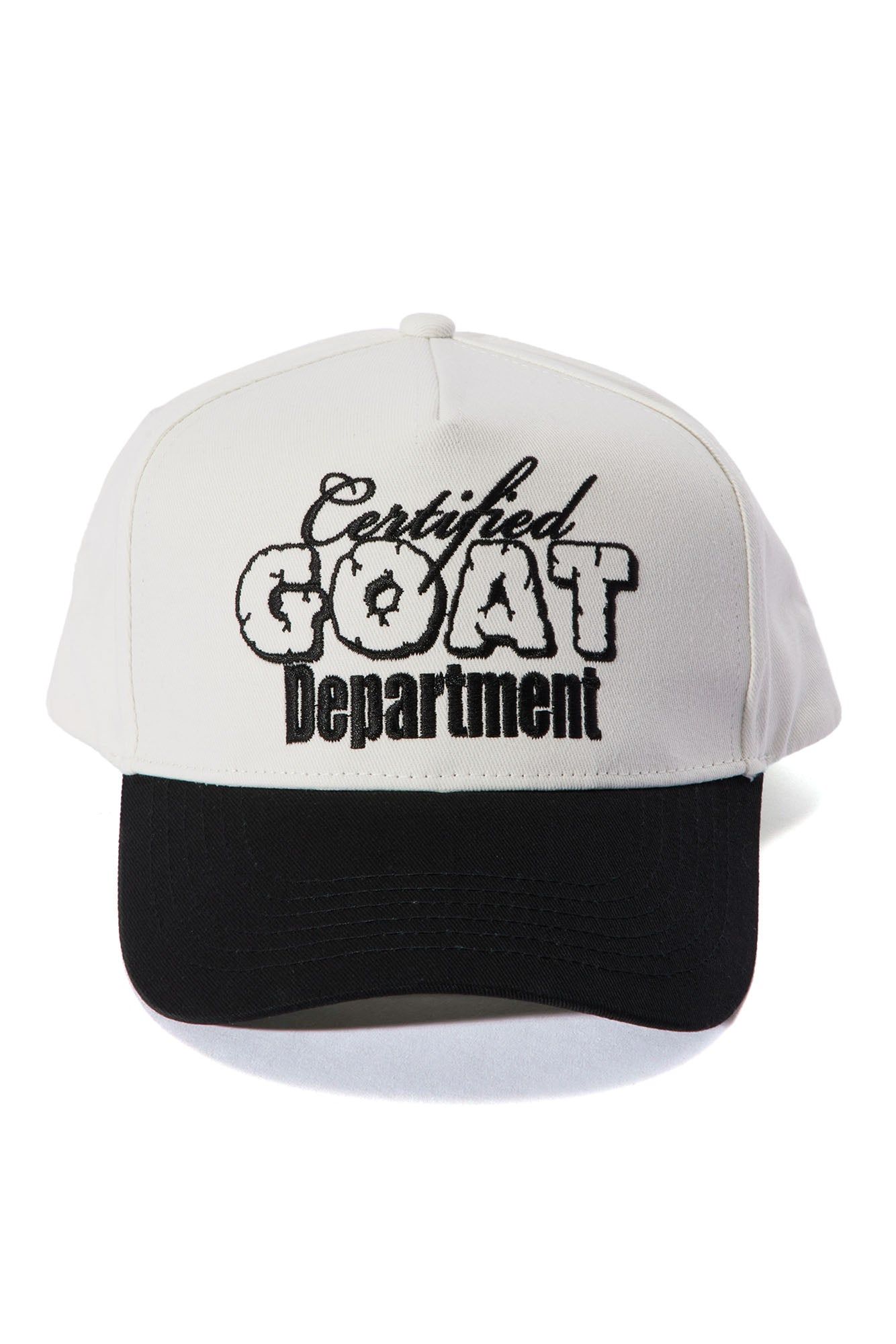 Certified Goat Snapback Hat - Black/White sold by Fashion Nova product image thumbnail 2