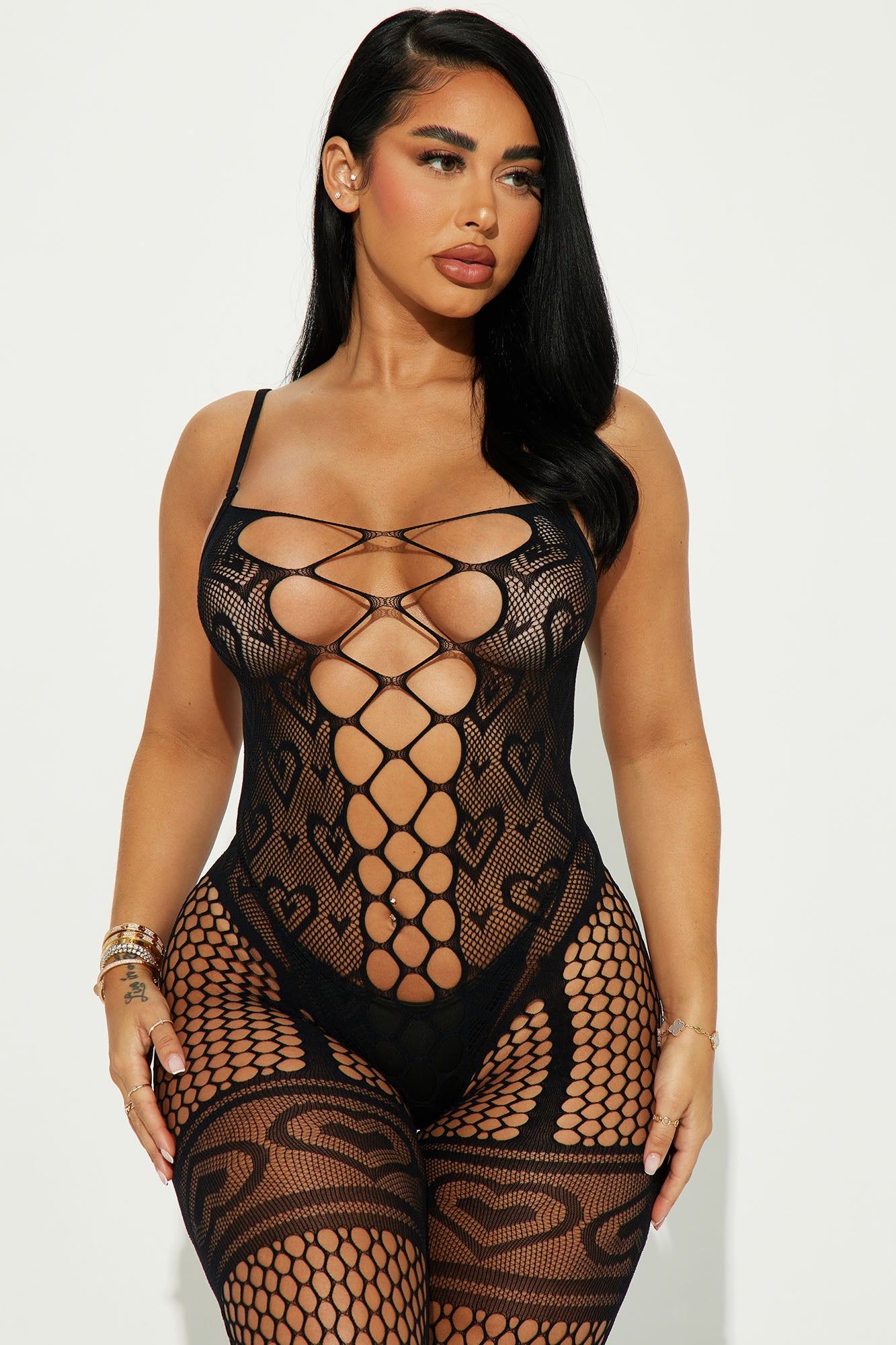 Being Naughty Tonight Bodystocking - Black sold by Fashion Nova product image thumbnail 3