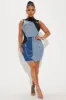 Damsel in Denim Mini Dress - Denim sold by Fashion Nova