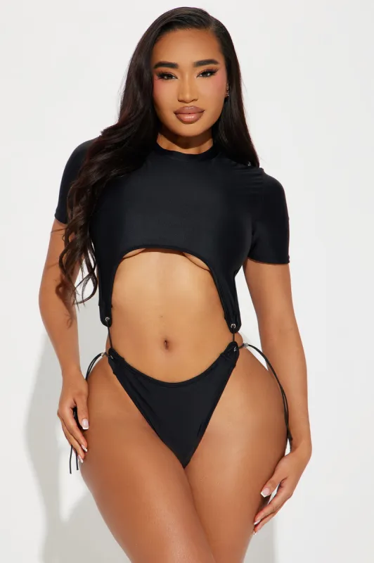 Jamie 1 Piece Swimsuit - Black sold by Fashion Nova