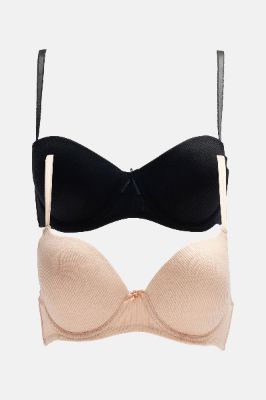 Do It Better Push Up 2 Pack Bras - Nude/combo sold by Fashion Nova