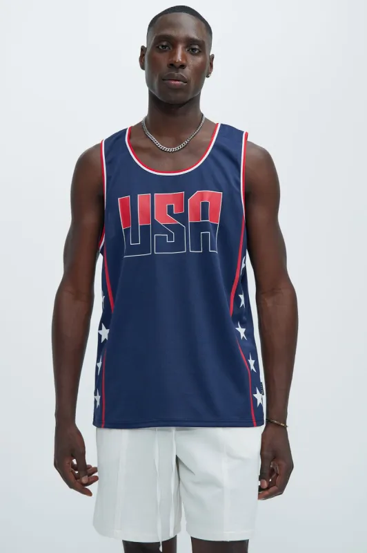 Team USA Tank Top - Navy sold by Fashion Nova