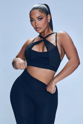 Stability Super Soft Sports Bra - Black sold by Fashion Nova