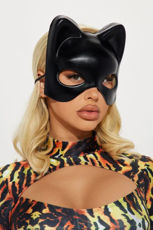 Sneaky Cat Mask - Black sold by Fashion Nova