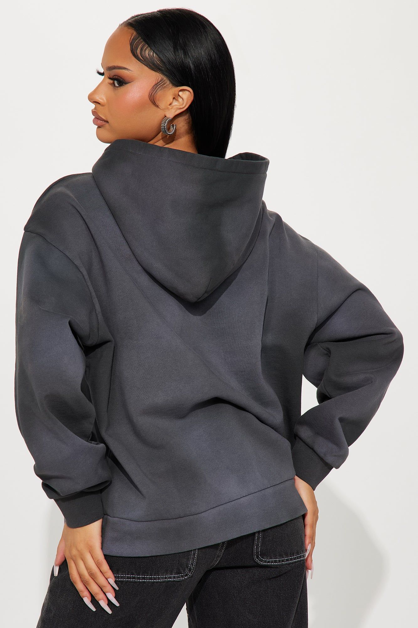 Fell In Love With New York Hoodie - Grey sold by Fashion Nova product image thumbnail 5