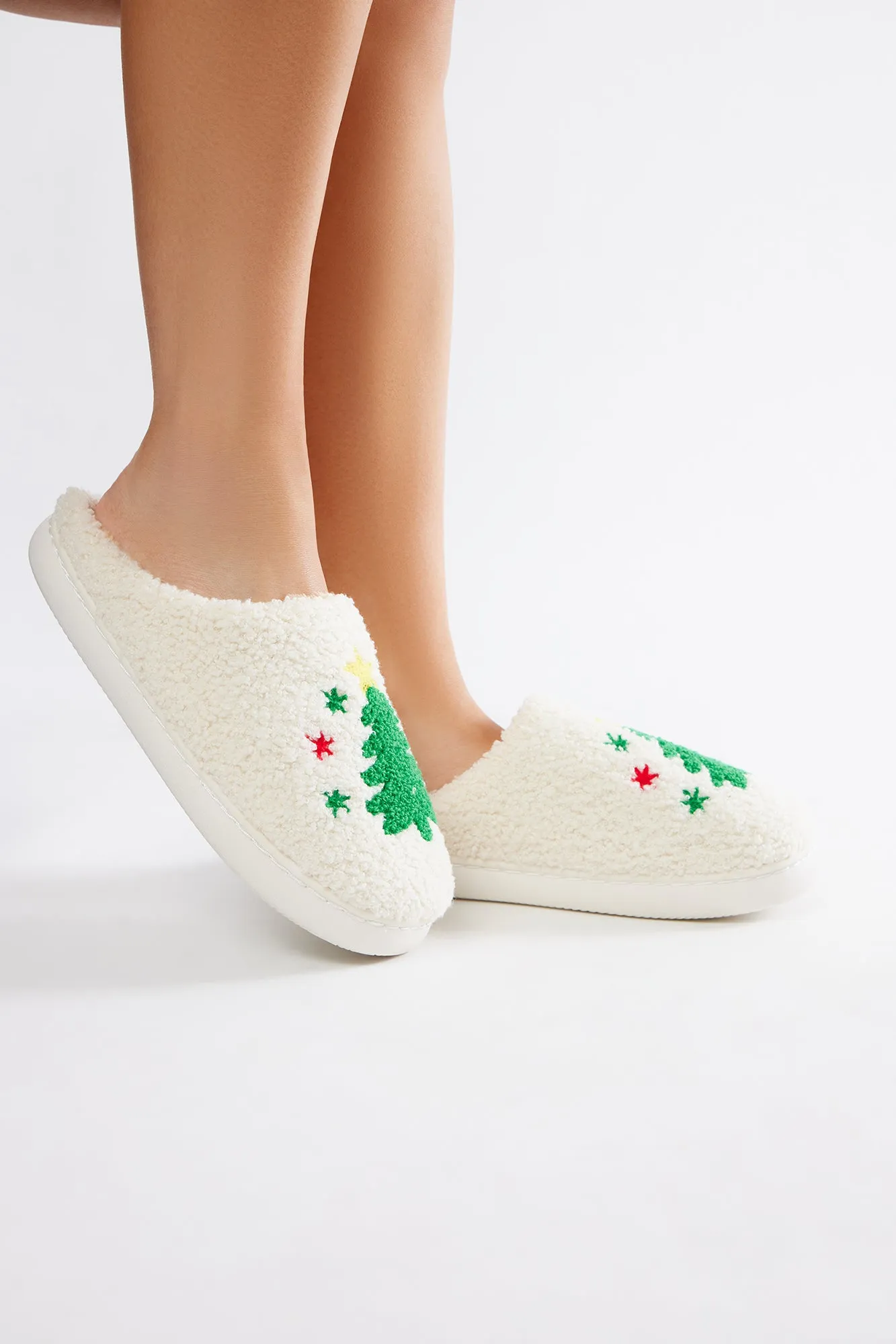 Be Merry Slippers - Green/combo sold by Fashion Nova product image thumbnail 2