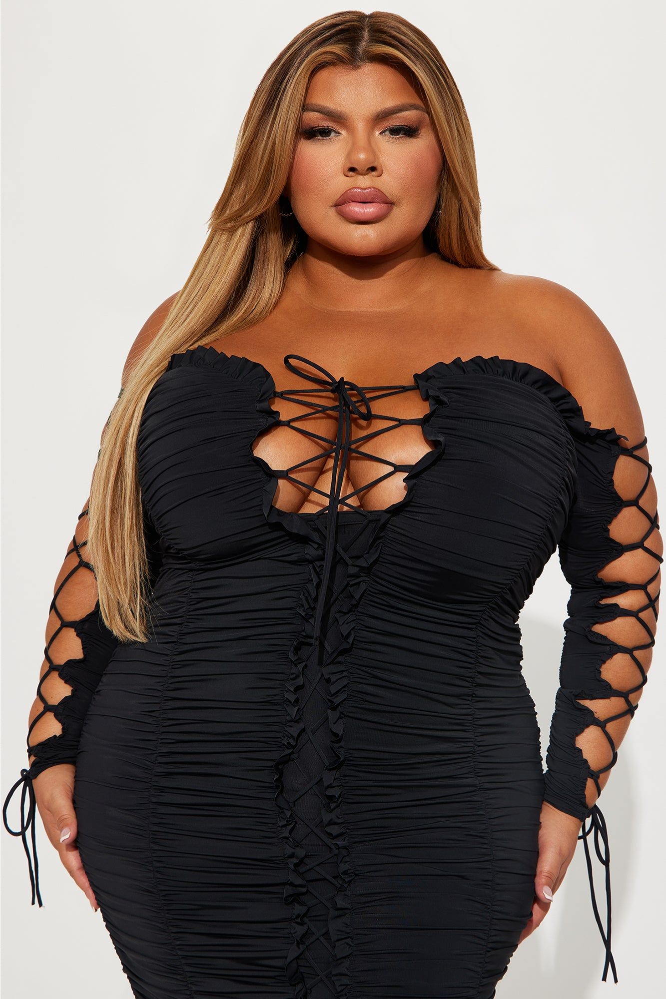 Time to Slay Midi Dress - Black sold by Fashion Nova product image thumbnail 5