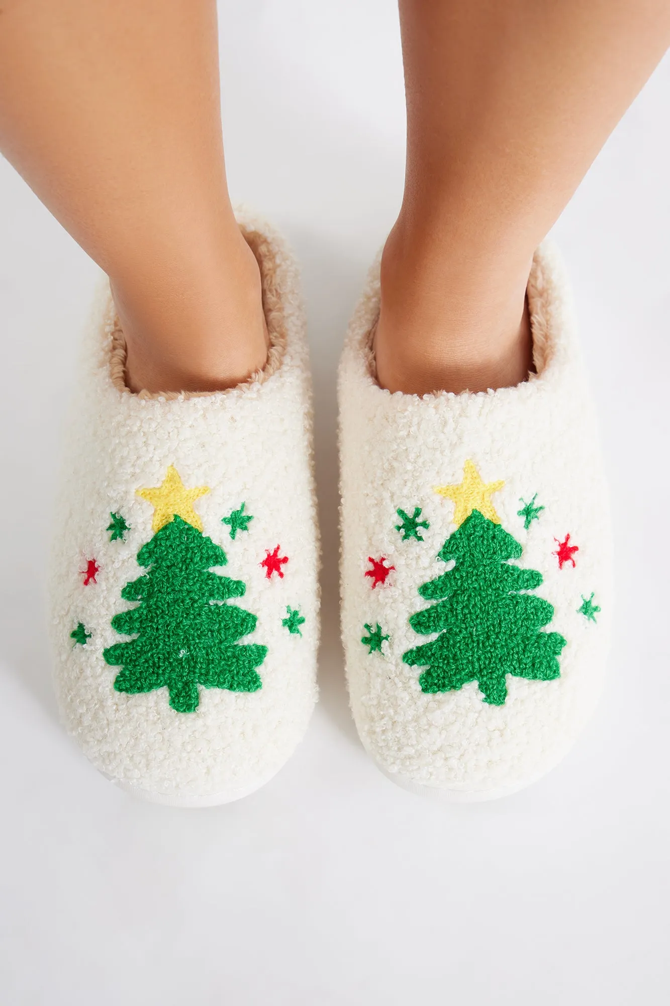Be Merry Slippers - Green/combo sold by Fashion Nova product image thumbnail 4