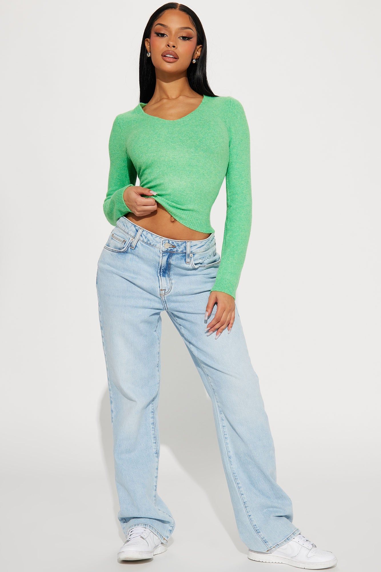 Alexia Sweater - Green sold by Fashion Nova product image thumbnail 2