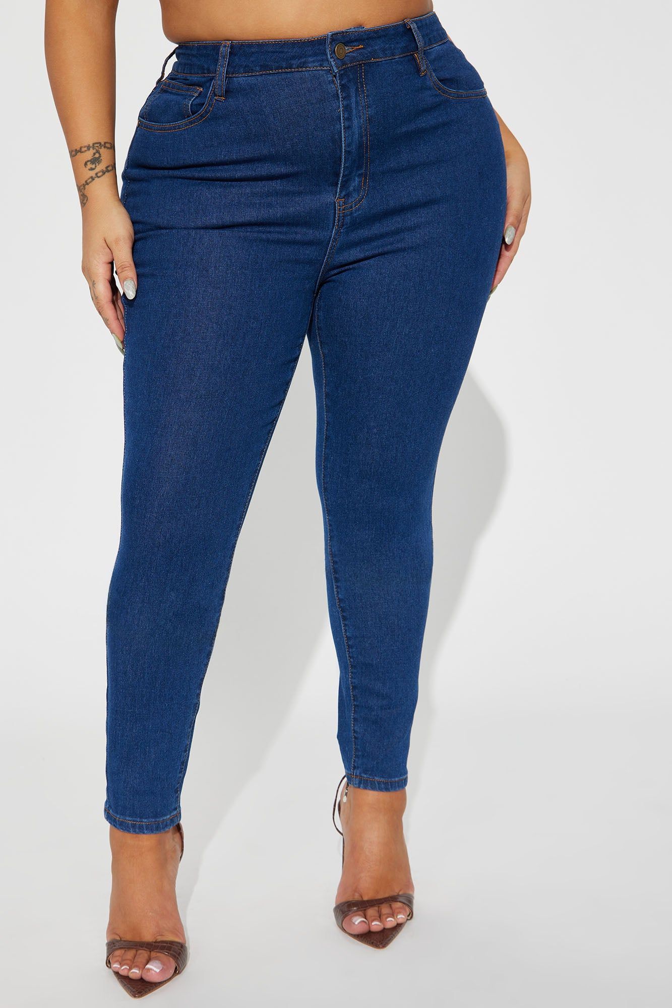 Bethany Basic Stretch Skinny Jeans - Dark Wash sold by Fashion Nova product image thumbnail 6