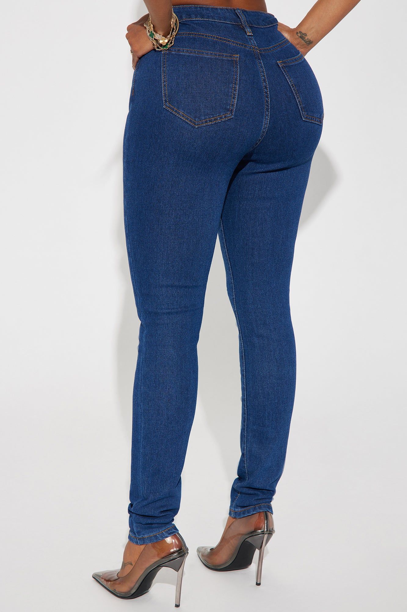 Bethany Basic Stretch Skinny Jeans - Dark Wash sold by Fashion Nova product image thumbnail 3
