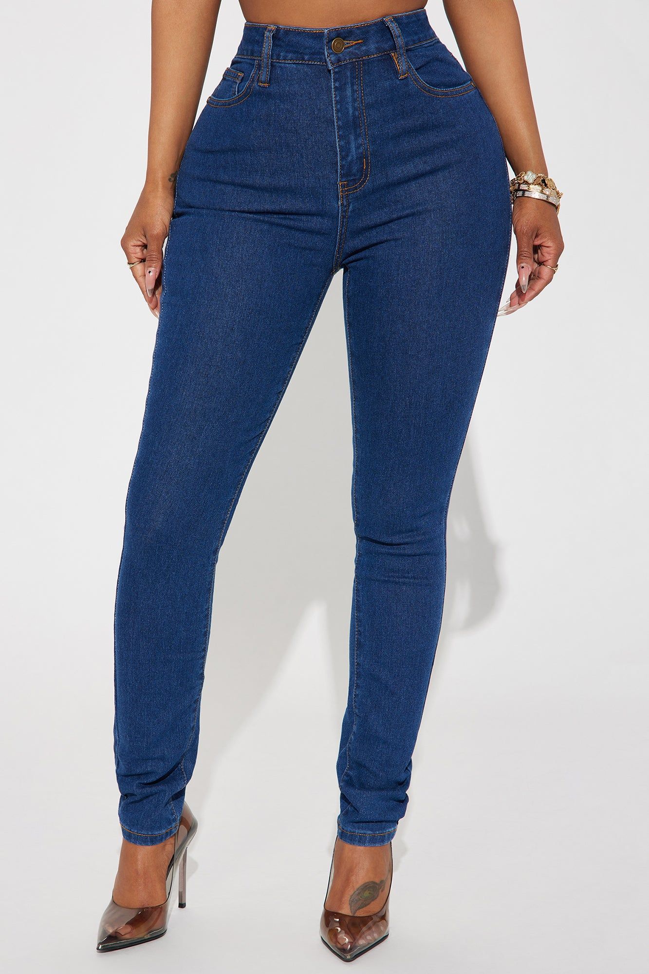 Bethany Basic Stretch Skinny Jeans - Dark Wash sold by Fashion Nova product image thumbnail 2