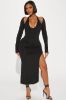 Scarlett Maxi Dress - Black sold by Fashion Nova