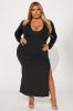 Scarlett Maxi Dress - Black sold by Fashion Nova