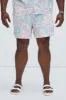 Pastel Floral Warm Up Shorts - Pink/combo sold by Fashion Nova