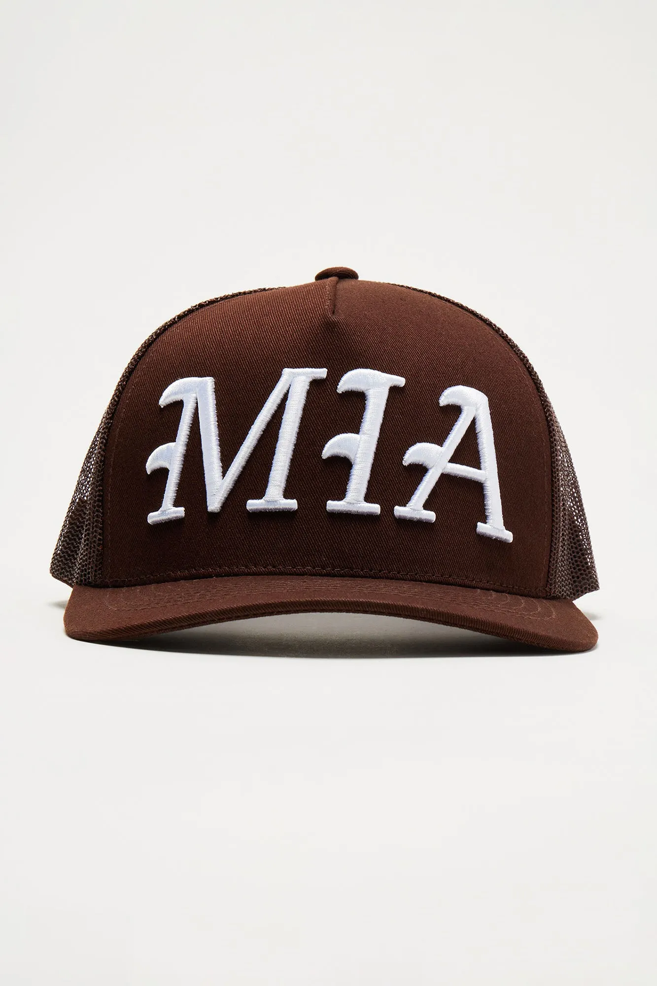 Miami Twill Trucker Hat - Dark Brown sold by Fashion Nova product image thumbnail 2