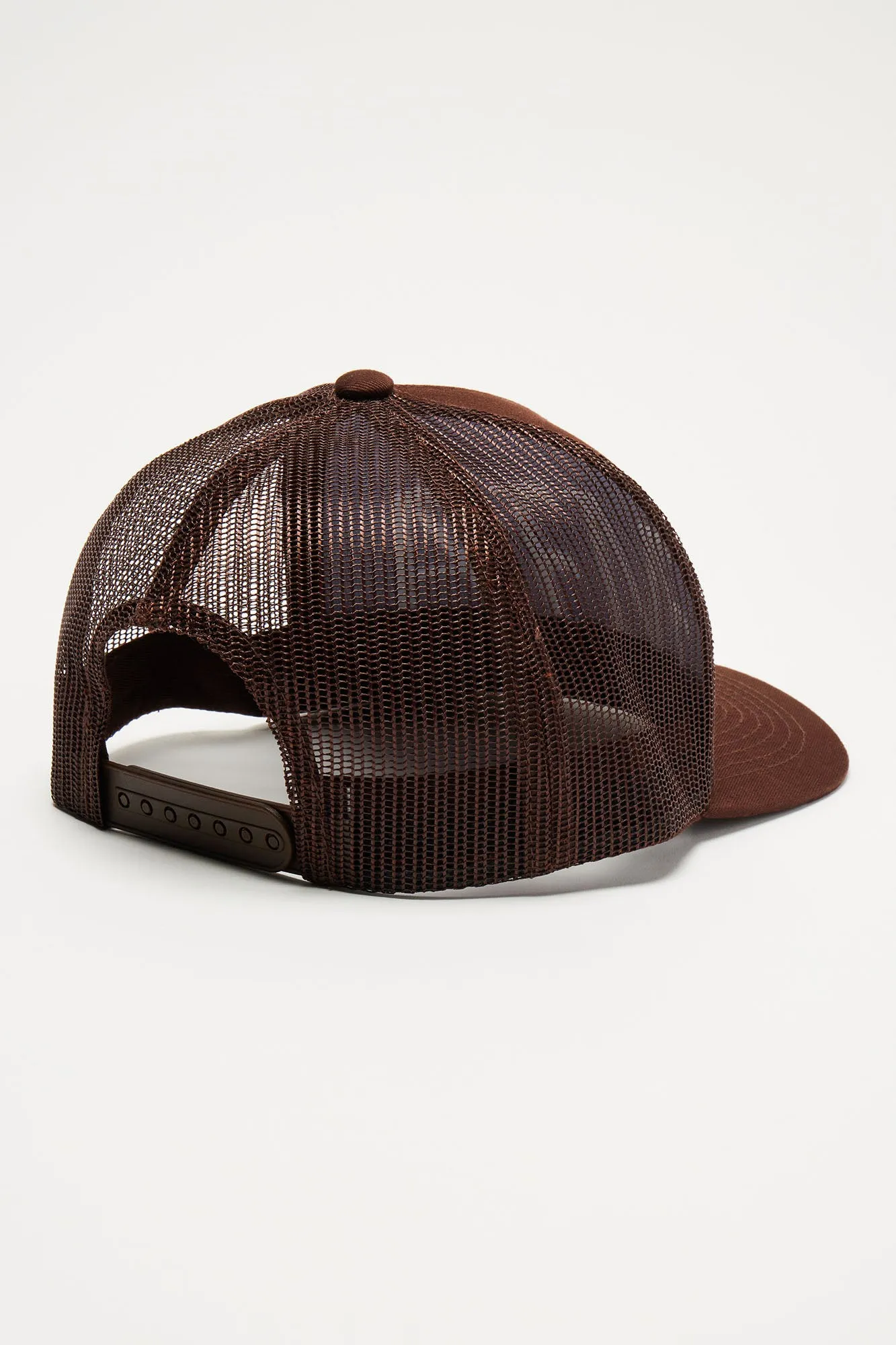 Miami Twill Trucker Hat - Dark Brown sold by Fashion Nova product image thumbnail 3