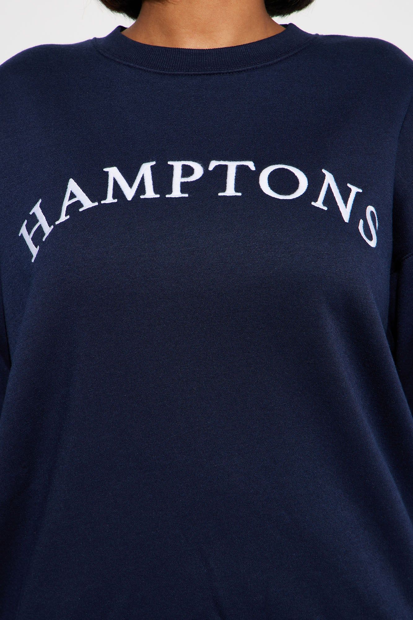 Hamptons Lounge Sweatshirt - Navy sold by Fashion Nova product image thumbnail 4