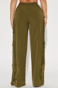 Archive Me Cargo Wide Leg Pant - Olive sold by Fashion Nova