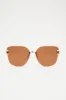 Check The Details Sunglasses - Brown sold by Fashion Nova