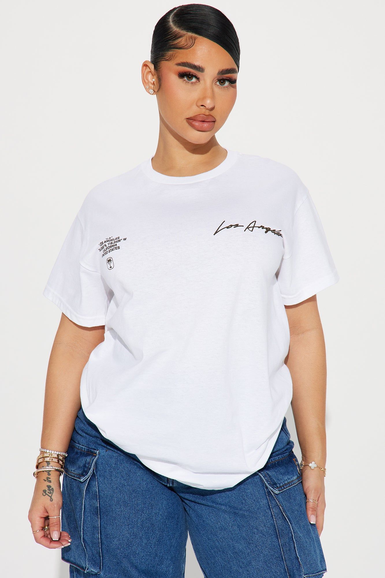 Nothing Like LA Sunsets Graphic Tee - White sold by Fashion Nova