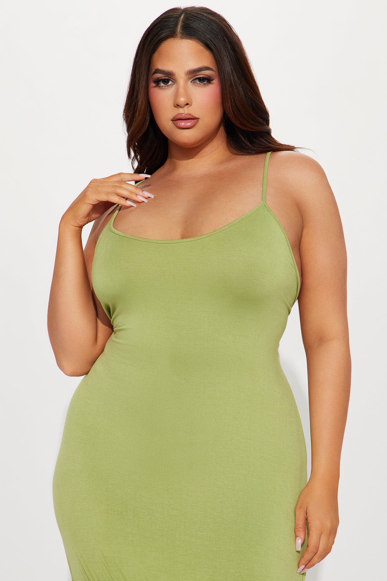 Claudia Maxi Dress - Olive sold by Fashion Nova product image thumbnail 2