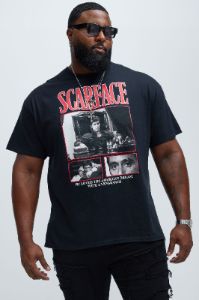 Scarface American Way Short Sleeve Tee - Black sold by Fashion Nova