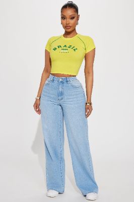 Making It Simple Baggy Jeans - Light Wash sold by Fashion Nova