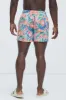 Grotto Mandarin Swim Trunks - Multi Color sold by Fashion Nova
