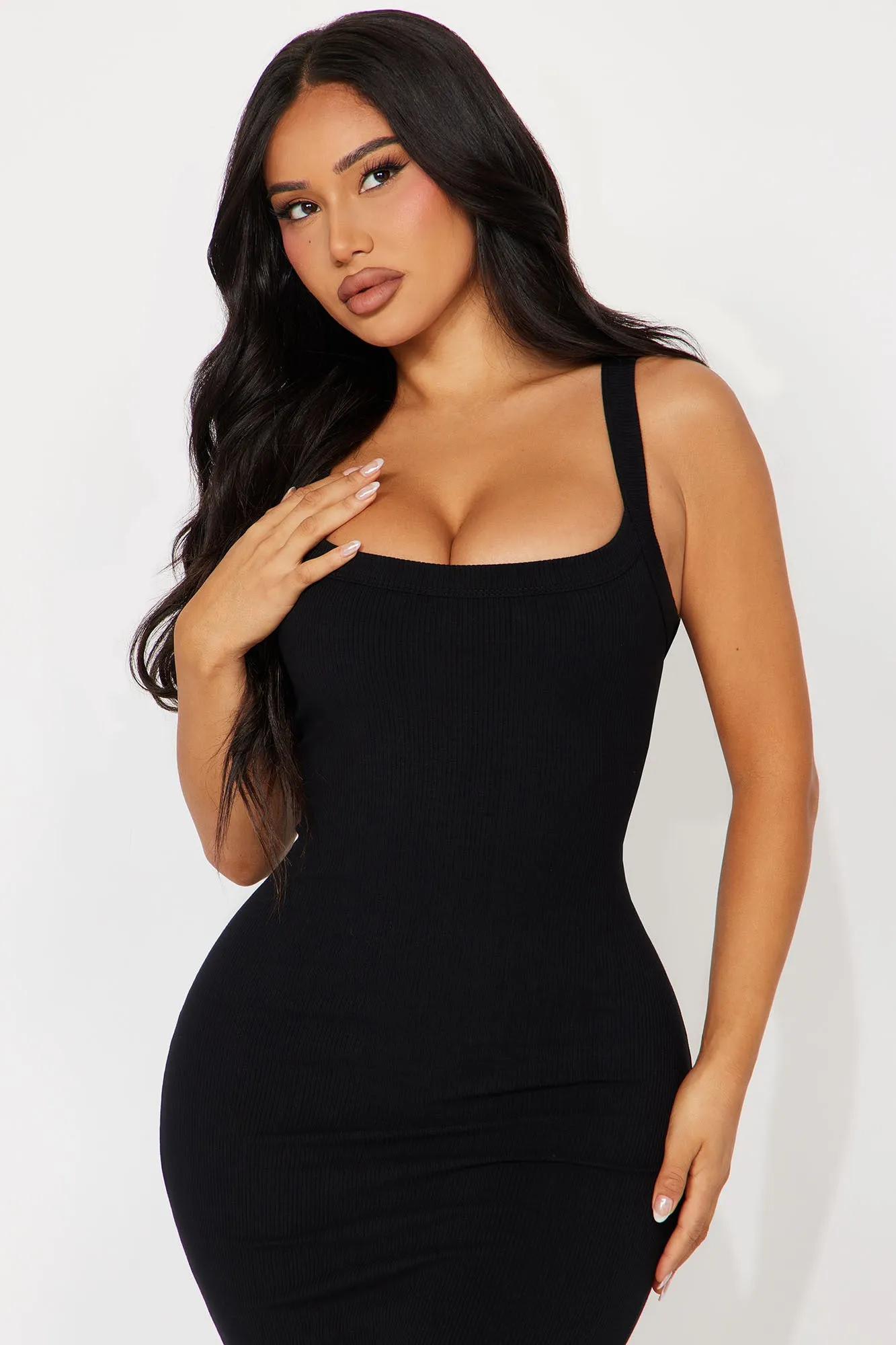 Ericka Snatched Maxi Dress - Black sold by Fashion Nova product image thumbnail 2