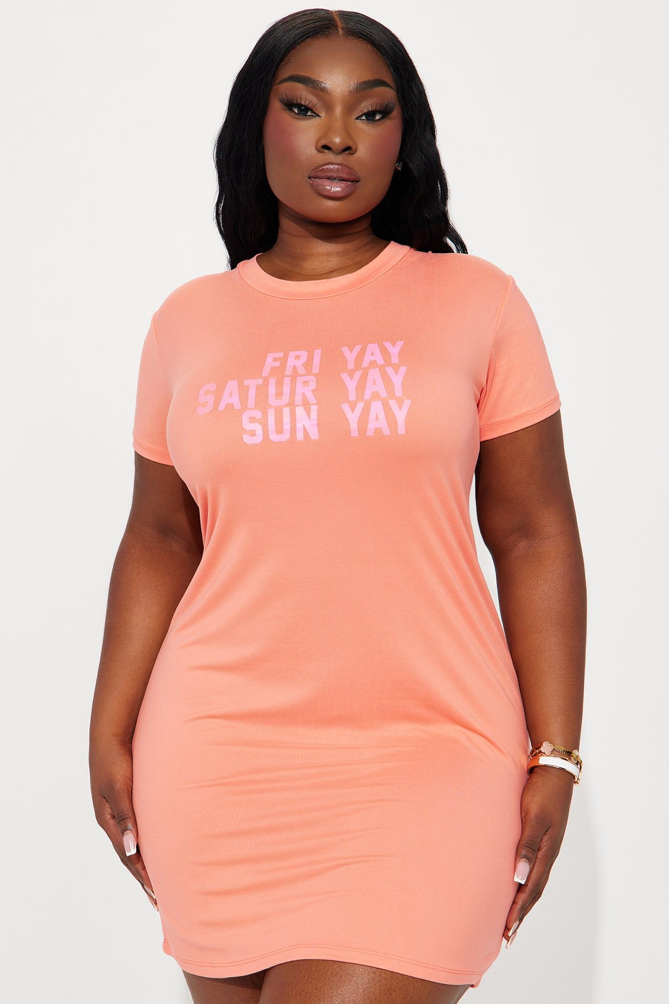 Weekend Ready PJ Sleep Shirt - Orange sold by Fashion Nova product image thumbnail 5