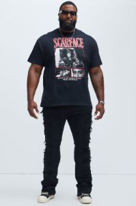 Scarface American Way Short Sleeve Tee - Black sold by Fashion Nova