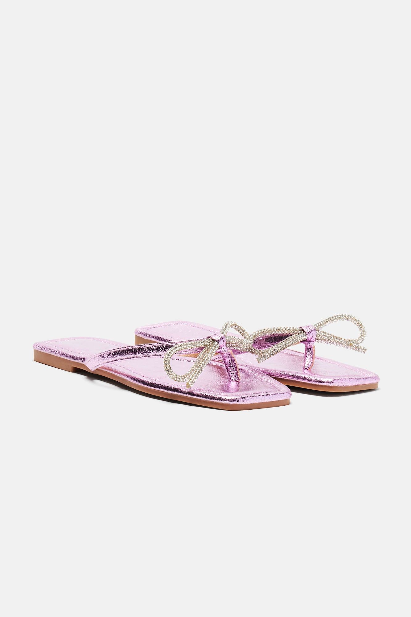 That's My Bestie Flat Sandals - Pink sold by Fashion Nova product image thumbnail 2