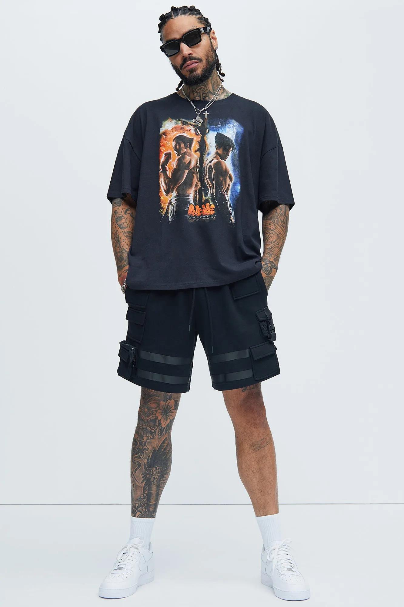 Tekken Kazuya Vs Jin Short Sleeve Tee - Black sold by Fashion Nova product image thumbnail 2