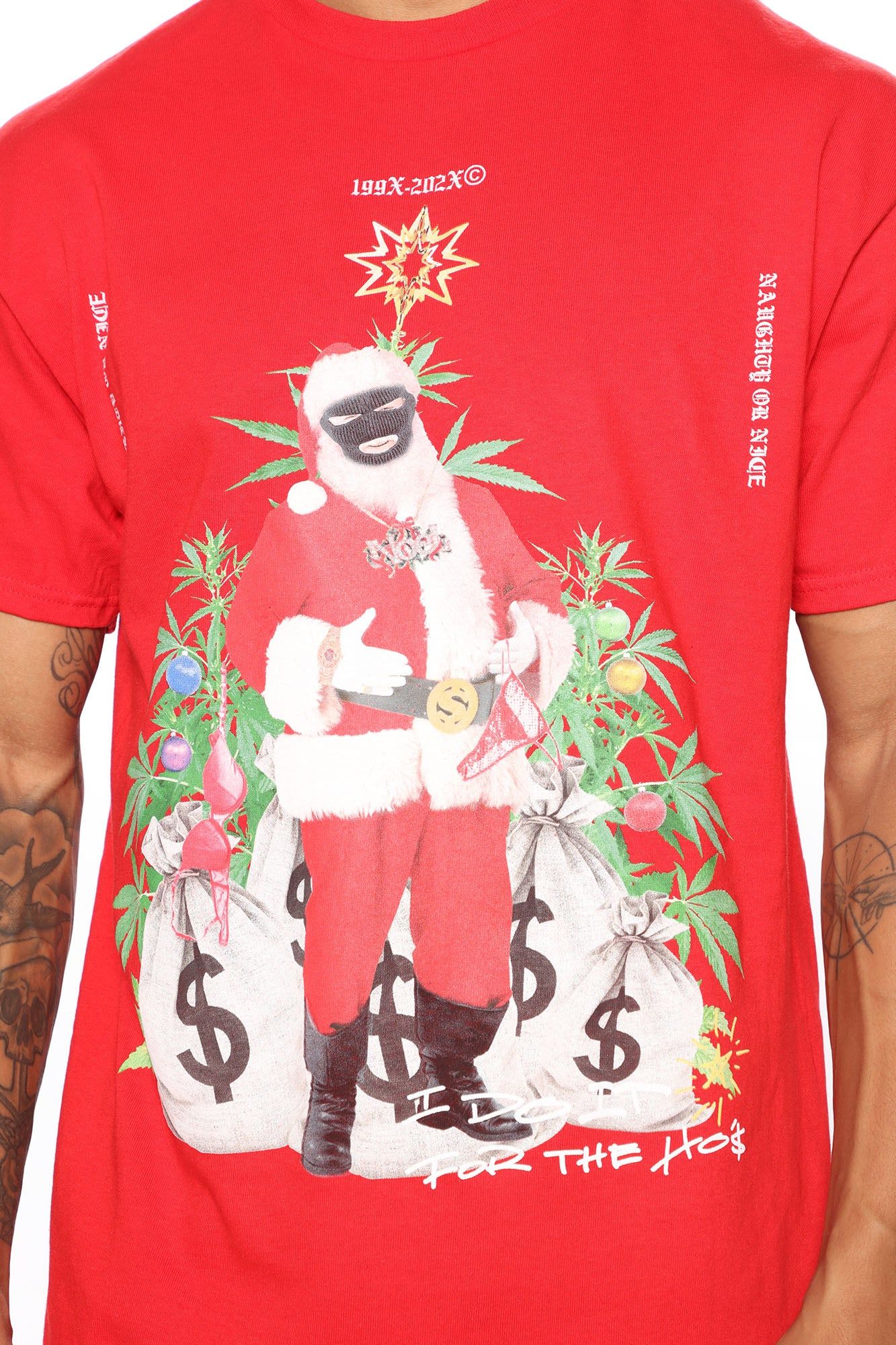 I Do It For The Bags Short Sleeve Tee - Red sold by Fashion Nova product image thumbnail 4