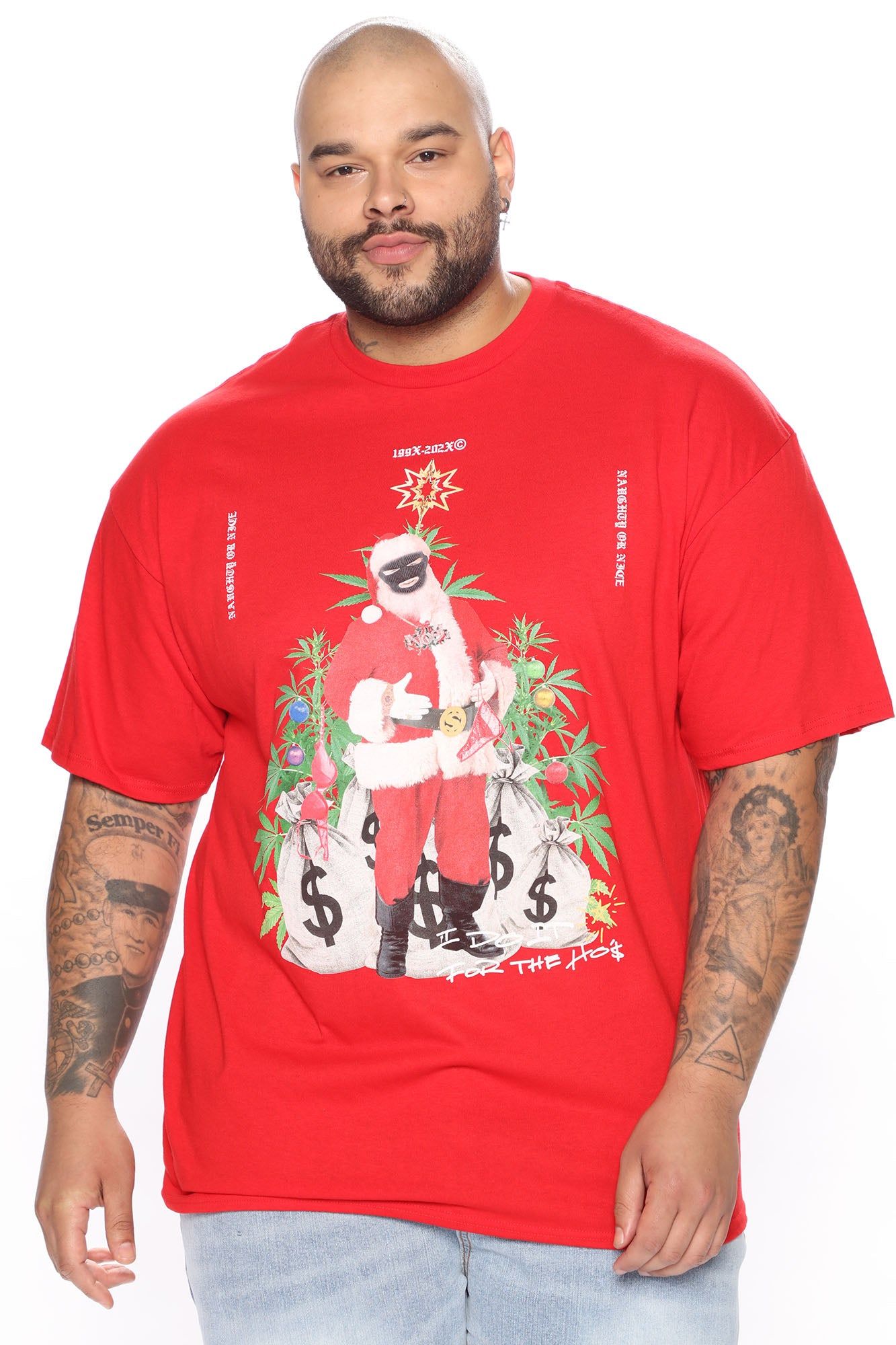 I Do It For The Bags Short Sleeve Tee - Red sold by Fashion Nova product image thumbnail 2