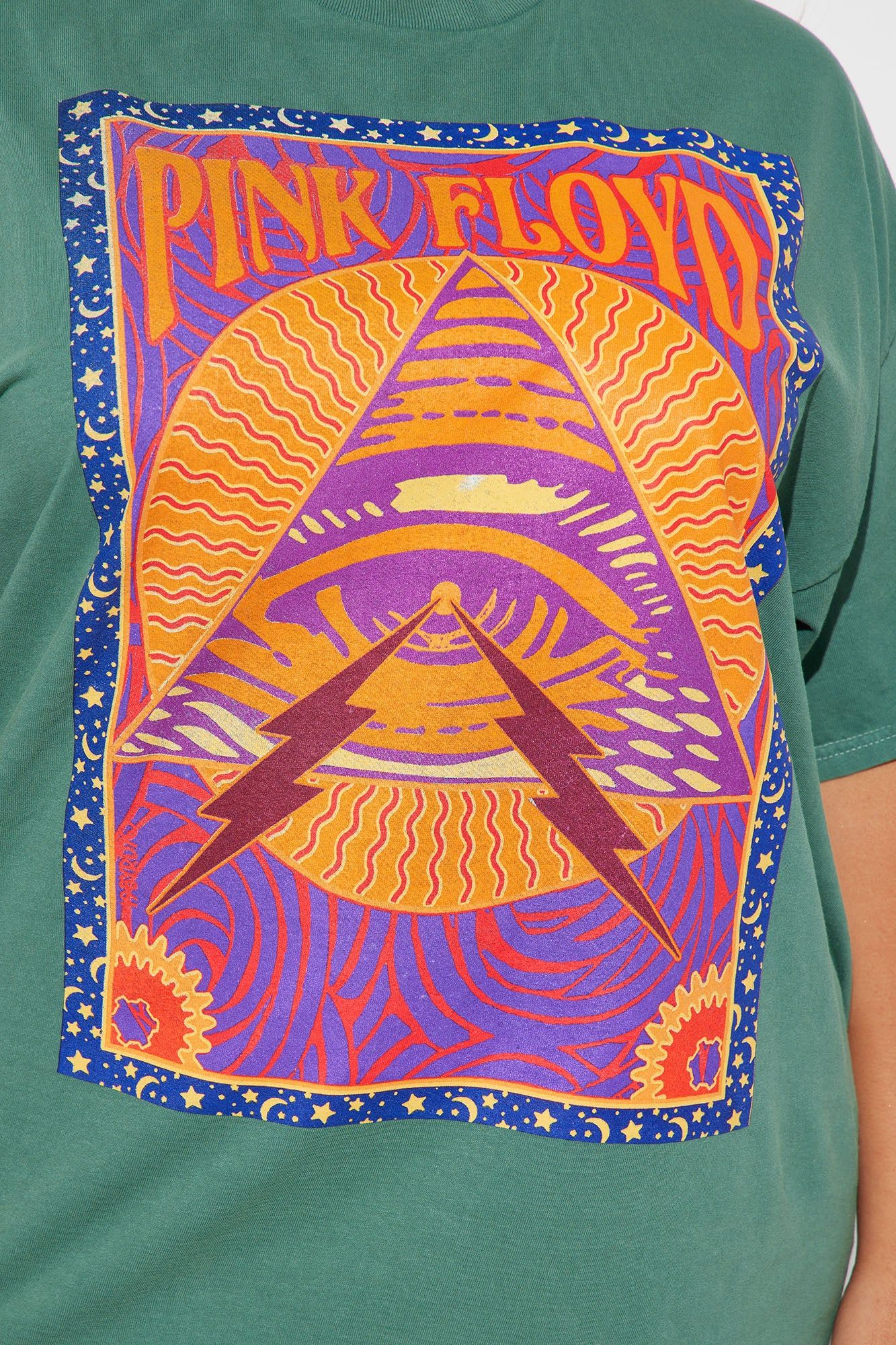 Pink Floyd Retro Eye Top - Teal sold by Fashion Nova product image thumbnail 6