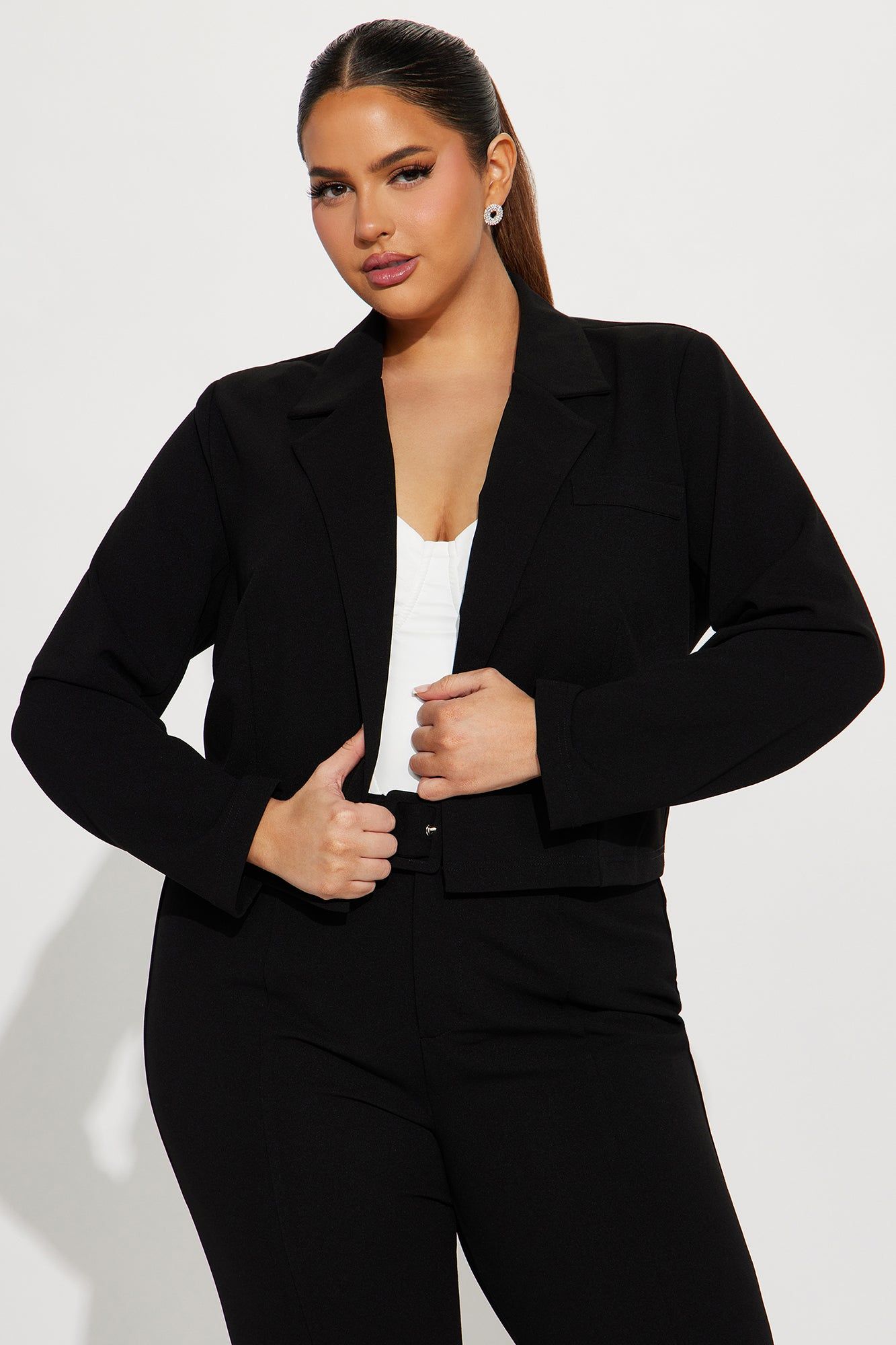 Classy Moves Blazer Pant Set - Black sold by Fashion Nova product image thumbnail 5