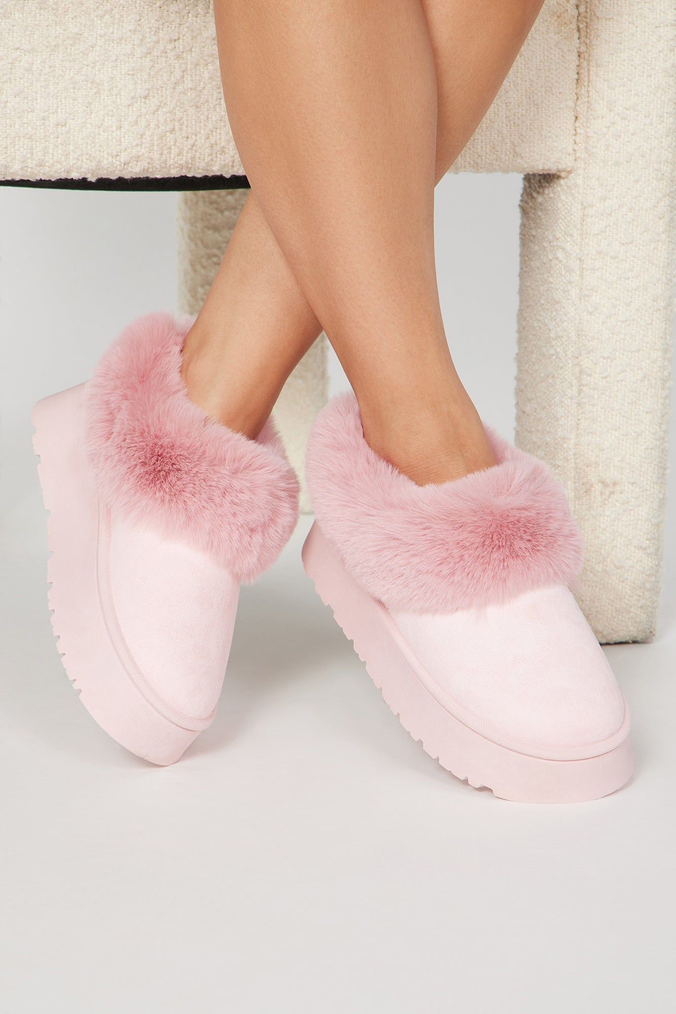 Movie Date Booties - Pink sold by Fashion Nova