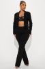 Classy Moves Blazer Pant Set - Black sold by Fashion Nova