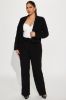 Classy Moves Blazer Pant Set - Black sold by Fashion Nova