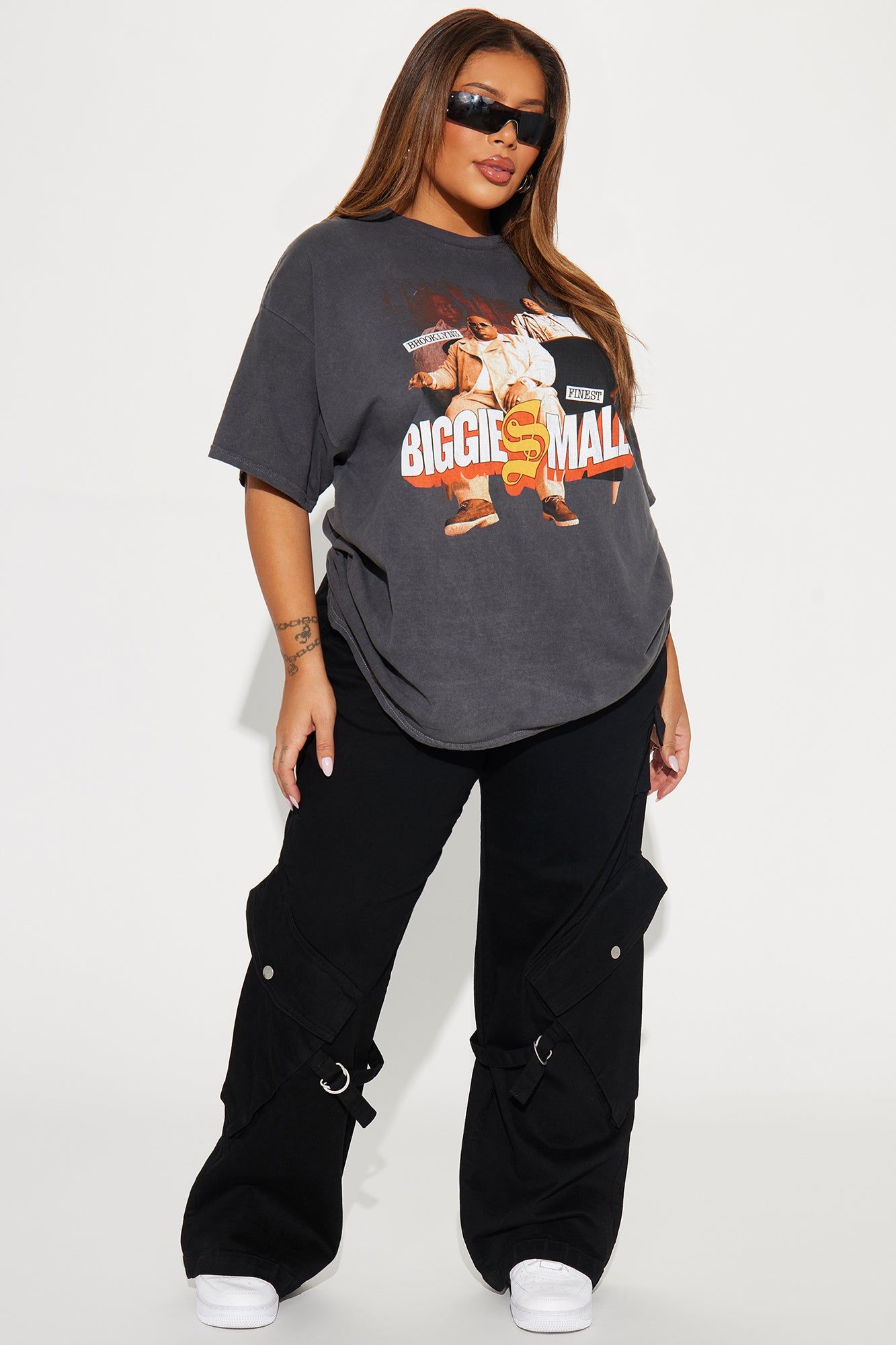Biggie Smalls Brooklyn's Finest Tee - Black Wash sold by Fashion Nova product image thumbnail 5