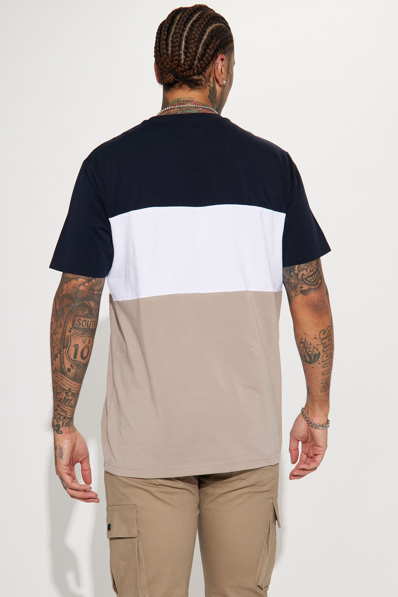 Create Your Future Short Sleeve Tee - Navy/combo sold by Fashion Nova product image thumbnail 3