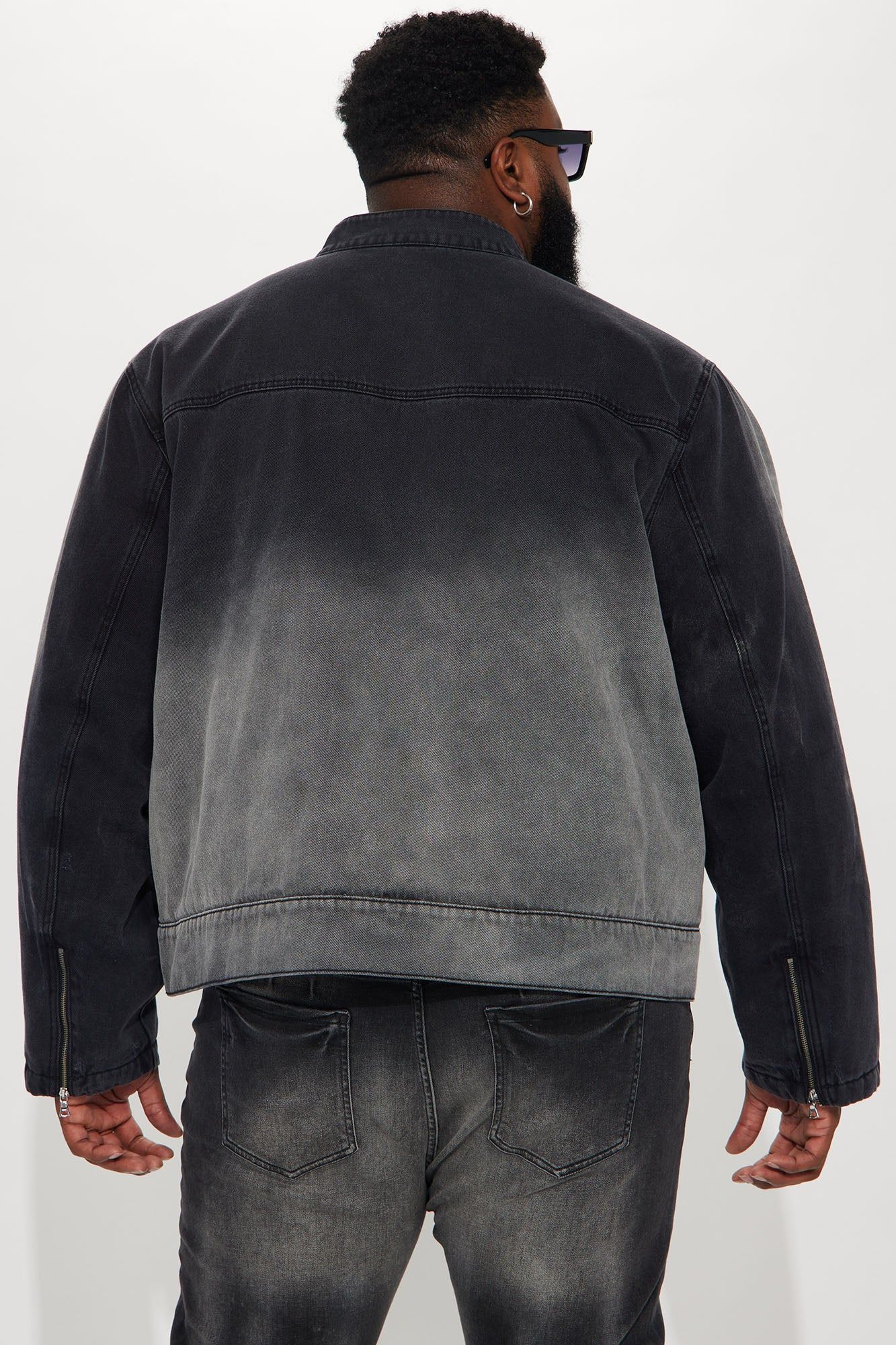 Good Kush Vintage Denim Jacket - Black Wash sold by Fashion Nova product image thumbnail 7