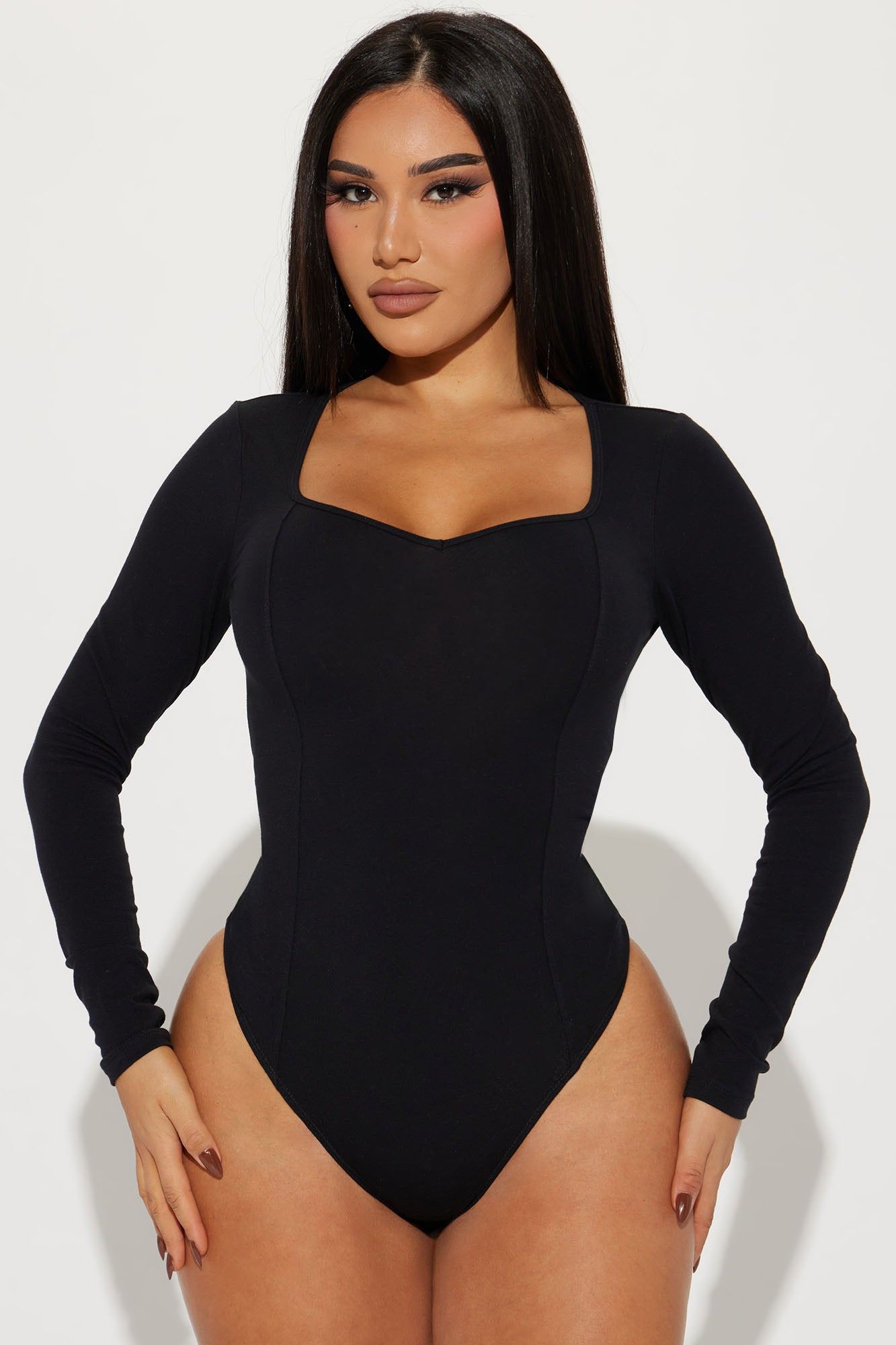 Jordy Bodysuit - Black sold by Fashion Nova